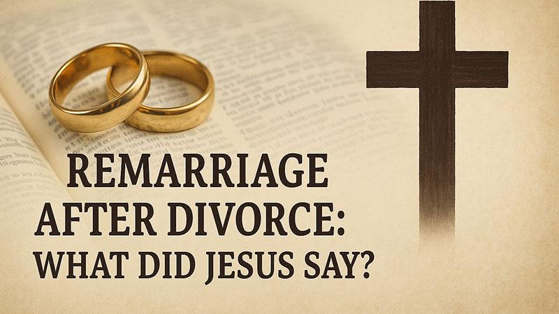 Jesus’ words seem clear: remarrying after divorce (without biblical grounds) can be adultery.
