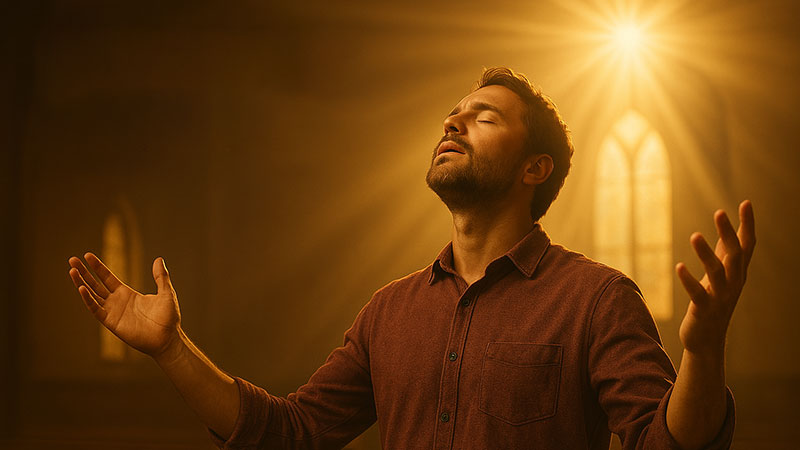 Worship is our response to God's holiness and love.