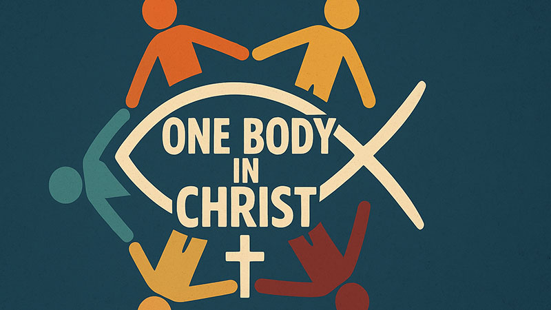 One Body in Christ" happens through the work of the Holy Spirit.