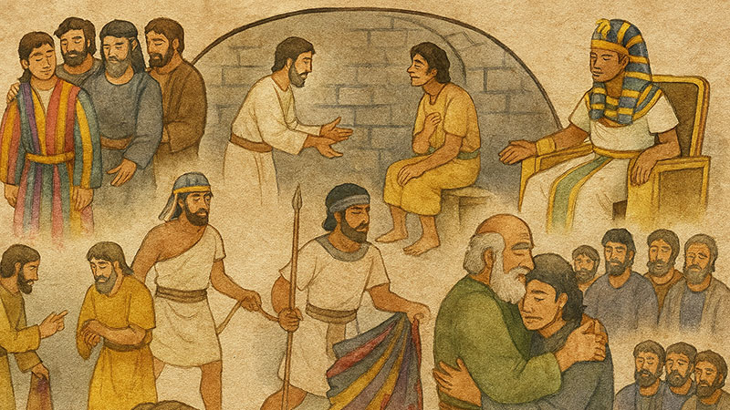 زندگی یوسف: ایمان، بخشش و پیروزی در برابر سختی‌ها