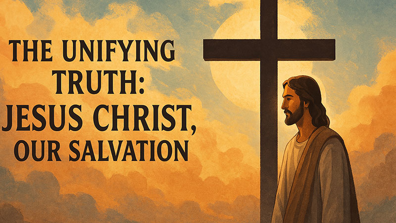 Jesus Christ, the Son of God, is the only way to our salvation.