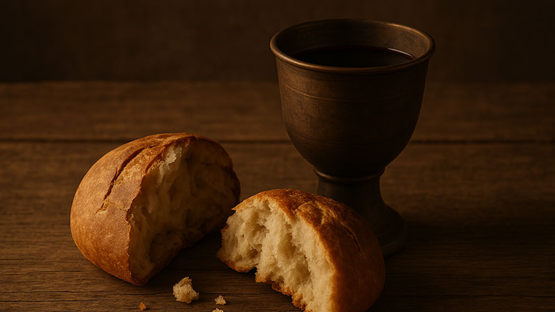 The Lord’s Supper finds its origins in the Last Supper Jesus shared with His disciples before His crucifixion.